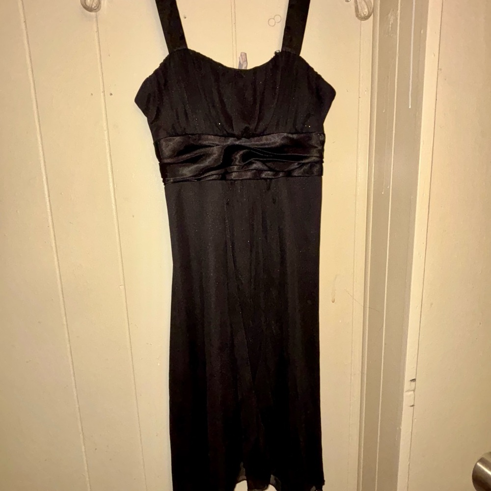 Jodi Kristopher Black Sparkle Dress (Vintage)